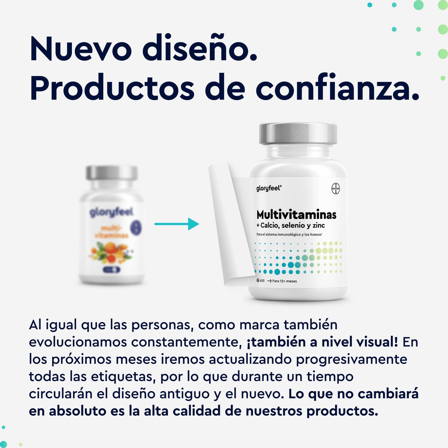 Multivitaminas y Minerales - 450 Comprimidos (Suministro para +1 año) - Todas las Vitaminas A,B,C,D3,E, Calcio, Zinc, Selenio – Multivitaminico Activo Completo para Hombre y Mujer