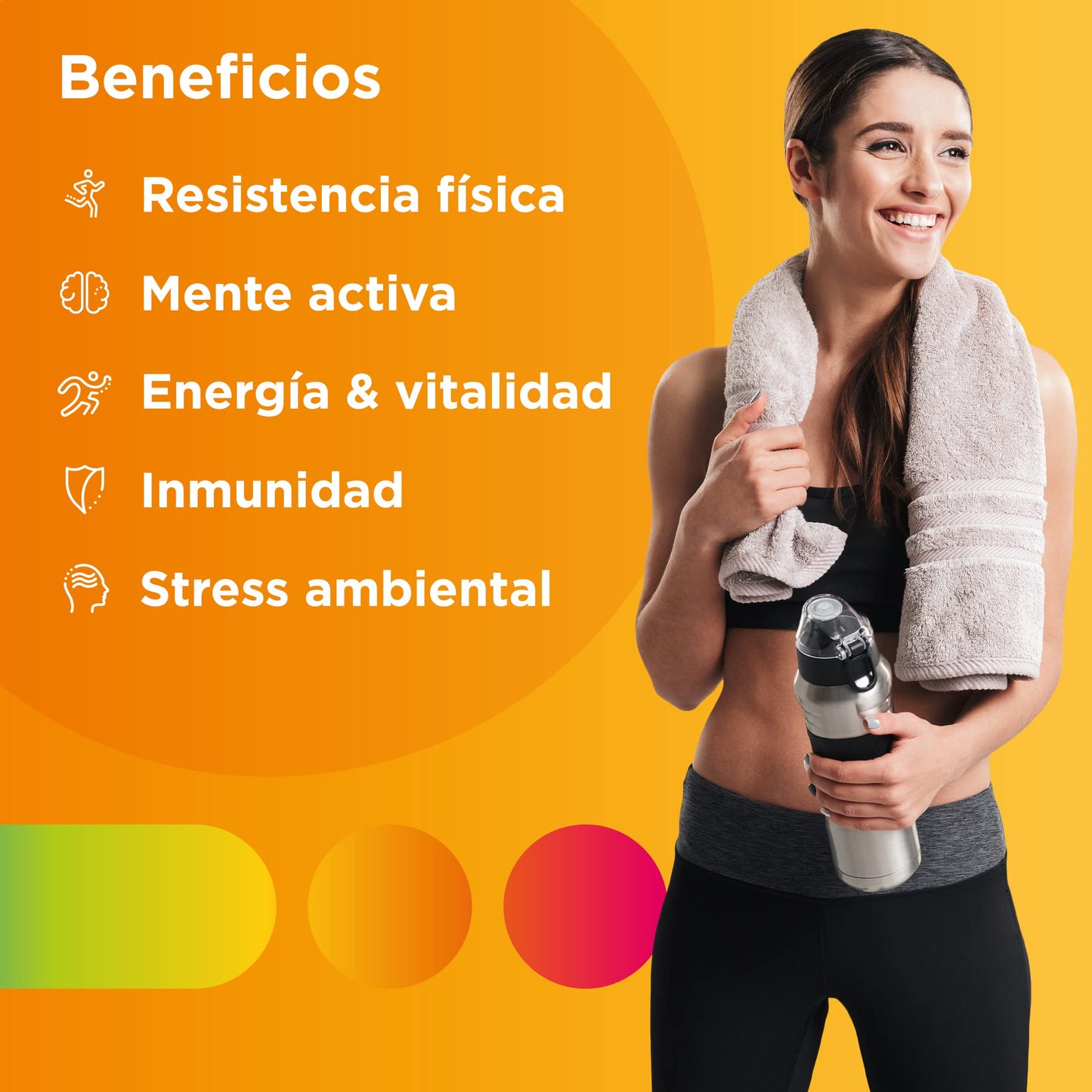 Multicentrum Plus Complemento Alimenticio Multivitamínico y Multimineral Con Ginseng y Ginkgo Biloba Para Adultos, Sin Gluten, 30 Comprimidos